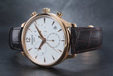 Buy Shop Tissot T Classic Tradition Chronograph White Dial Brown Leather Strap Watch For Men - T063.617.36.037.00 USA Online
