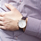 Buy Shop Tissot T Classic Tradition Chronograph White Dial Brown Leather Strap Watch For Men - T063.617.36.037.00 USA Online