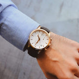 Buy Shop Tissot T Classic Tradition Chronograph White Dial Brown Leather Strap Watch For Men - T063.617.36.037.00 USA Online