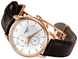 Buy Shop Tissot T Classic Tradition Chronograph White Dial Brown Leather Strap Watch For Men - T063.617.36.037.00 USA Online