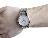 Buy Shop Tissot T Classic Tradition Chronograph White Dial Silver Steel Strap Watch For Men - T063.617.11.037.00 USA Online