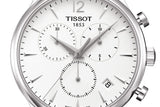 Buy Shop Tissot T Classic Tradition Chronograph White Dial Silver Steel Strap Watch For Men - T063.617.11.037.00 USA Online