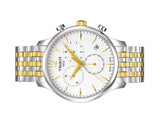 Buy Shop Tissot T Classic Tradition Chronograph White Dial Two Tone Steel Strap Watch For Men - T063.617.22.037.00 USA Online