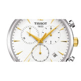 Buy Shop Tissot T Classic Tradition Chronograph White Dial Two Tone Steel Strap Watch For Men - T063.617.22.037.00 USA Online