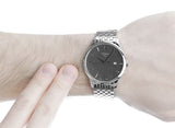 Buy Shop Tissot T Classic Tradition Grey Dial Silver Steel Strap Watch For Men - T063.610.11.067.00 USA Online