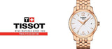 Buy Shop Tissot T Classic Tradition Lady White Dial Rose Gold Steel Strap Watch for Women - T063.210.33.037.00 USA Online