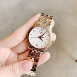 Buy Shop Tissot T Classic Tradition Lady White Dial Rose Gold Steel Strap Watch for Women - T063.210.33.037.00 USA Online