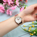 Buy Shop Tissot T Classic Tradition Lady White Dial Rose Gold Steel Strap Watch for Women - T063.210.33.037.00 USA Online