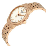 Buy Shop Tissot T Classic Tradition Lady White Dial Rose Gold Steel Strap Watch for Women - T063.210.33.037.00 USA Online