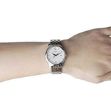 Buy Shop Tissot T Classic Tradition Lady White Dial Two Tone Steel Strap Watch For Women - T063.210.22.037.01 USA Online