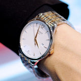 Buy Shop Tissot T Classic Tradition Lady White Dial Two Tone Steel Strap Watch For Women - T063.210.22.037.01 USA Online
