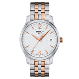 Buy Shop Tissot T Classic Tradition Lady White Dial Two Tone Steel Strap Watch For Women - T063.210.22.037.01 USA Online