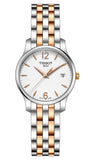 Buy Shop Tissot T Classic Tradition Lady White Dial Two Tone Steel Strap Watch For Women - T063.210.22.037.01 USA Online