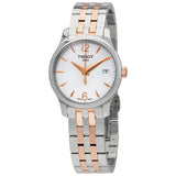 Buy Shop Tissot T Classic Tradition Lady White Dial Two Tone Steel Strap Watch For Women - T063.210.22.037.01 USA Online