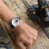 Buy Shop Tissot T Classic Tradition Powermatic 80 Open Heart Silver Dial Brown Leather Strap Watch for Men - T063.907.16.038.00 USA Online