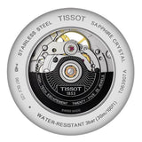 Buy Shop Tissot T Classic Tradition Powermatic 80 Open Heart Silver Dial Brown Leather Strap Watch for Men - T063.907.16.038.00 USA Online