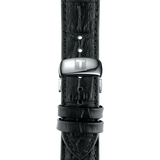 Buy Shop Tissot T Classic Tradition Quartz Black Dial Black Leather Strap Watch For Men - T063.610.16.058.00 USA Online