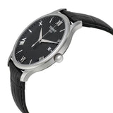 Buy Shop Tissot T Classic Tradition Quartz Black Dial Black Leather Strap Watch For Men - T063.610.16.058.00 USA Online
