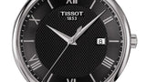 Buy Shop Tissot T Classic Tradition Quartz Black Dial Black Leather Strap Watch For Men - T063.610.16.058.00 USA Online