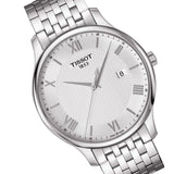 Buy Shop Tissot T Classic Tradition Silver Dial Silver Steel Strap Watch For Men - T063.610.11.038.00 USA Online