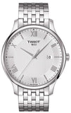 Buy Shop Tissot T Classic Tradition Silver Dial Silver Steel Strap Watch For Men - T063.610.11.038.00 USA Online