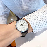 Buy Shop Tissot T Classic Tradition White Dial Brown Leather Strap Watch For Men - T063.610.16.037.00 USA Online