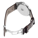 Buy Shop Tissot T Classic Tradition White Dial Brown Leather Strap Watch For Men - T063.610.16.037.00 USA Online