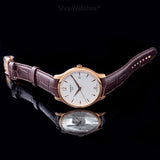 Buy Shop Tissot T Classic Tradition White Dial Brown Leather Strap Watch For Men - T063.610.36.037.00 USA Online