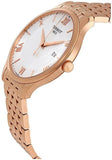 Buy Shop Tissot T Classic Tradition White Dial Rose Gold Steel Strap Watch For Women - T063.610.33.038.00 USA Online