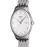 Buy Shop Tissot T Classic Tradition White Dial Silver Steel Strap Watch For Men - T063.610.11.037.00 USA Online