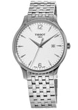 Buy Shop Tissot T Classic Tradition White Dial Silver Steel Strap Watch For Men - T063.610.11.037.00 USA Online
