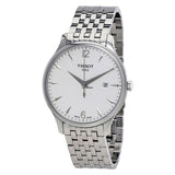 Buy Shop Tissot T Classic Tradition White Dial Silver Steel Strap Watch For Men - T063.610.11.037.00 USA Online