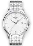 Buy Shop Tissot T Classic Tradition White Dial Silver Steel Strap Watch For Men - T063.610.11.037.00 USA Online