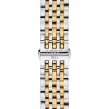 Buy Shop Tissot T Classic Tradition White Dial Two Tone Mesh Bracelet Watch For Men - T063.610.22.037.00 USA Online