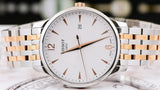Buy Shop Tissot T Classic Tradition White Dial Two Tone Mesh Bracelet Watch For Men - T063.610.22.037.01 USA Online