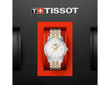 Buy Shop Tissot T Classic Tradition White Dial Two Tone Mesh Bracelet Watch for Women - T063.210.22.037.00 USA Online