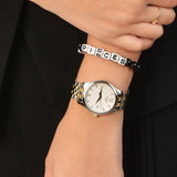 Buy Shop Tissot T Classic Tradition White Dial Two Tone Mesh Bracelet Watch for Women - T063.210.22.037.00 USA Online