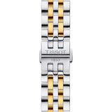 Buy Shop Tissot T Classic Tradition White Dial Two Tone Mesh Bracelet Watch for Women - T063.210.22.037.00 USA Online