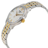 Buy Shop Tissot T Classic Tradition White Dial Two Tone Mesh Bracelet Watch for Women - T063.210.22.037.00 USA Online