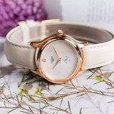 Buy Shop Tissot T Lady Bella Ora Mother of Pearl Dial Cream Leather Strap Watch for Women - T103.310.36.111.00 USA Online