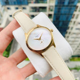 Buy Shop Tissot T Lady Bella Ora Mother of Pearl Dial Cream Leather Strap Watch for Women - T103.310.36.111.00 USA Online