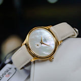 Buy Shop Tissot T Lady Bella Ora Mother of Pearl Dial Cream Leather Strap Watch for Women - T103.310.36.111.00 USA Online