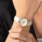 Buy Shop Tissot T Lady Bella Ora Mother of Pearl Dial Cream Leather Strap Watch for Women - T103.310.36.111.00 USA Online