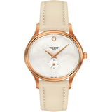 Buy Shop Tissot T Lady Bella Ora Mother of Pearl Dial Cream Leather Strap Watch for Women - T103.310.36.111.00 USA Online