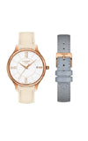 Buy Shop Tissot T Lady Bella Ora Round White Dial Beige Leather Strap Watch For Women - T103.210.36.018.00 USA Online