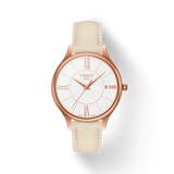 Buy Shop Tissot T Lady Bella Ora Round White Dial Beige Leather Strap Watch For Women - T103.210.36.018.00 USA Online