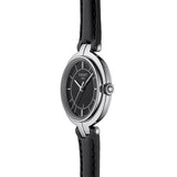 Buy Shop Tissot T Lady Flamingo Black Dial Black Leather Strap Watch For Women - T094.210.16.051.00 USA Online