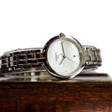 Buy Shop Tissot T-Lady Flamingo Diamonds Mother of Pearl Dial SIlver Steel Strap Watch for Women - T094.210.11.116.02 USA Online