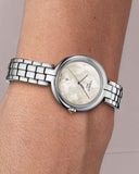 Buy Shop Tissot T-Lady Flamingo Diamonds Mother of Pearl Dial SIlver Steel Strap Watch for Women - T094.210.11.116.02 USA Online