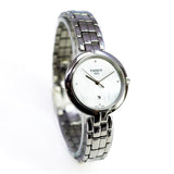 Buy Shop Tissot T-Lady Flamingo Diamonds Mother of Pearl Dial SIlver Steel Strap Watch for Women - T094.210.11.116.02 USA Online
